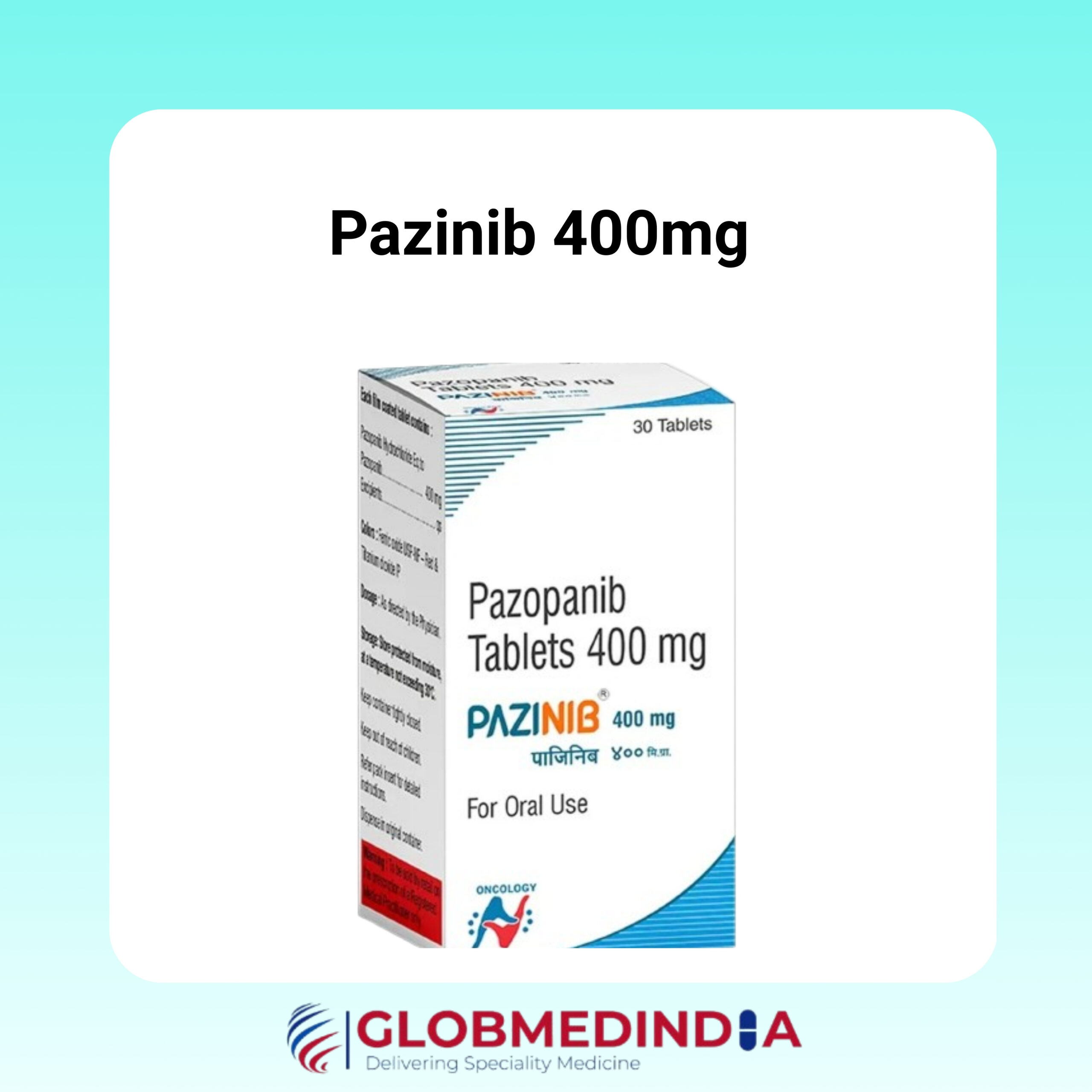 Pazinib 400 Mg Tablets
