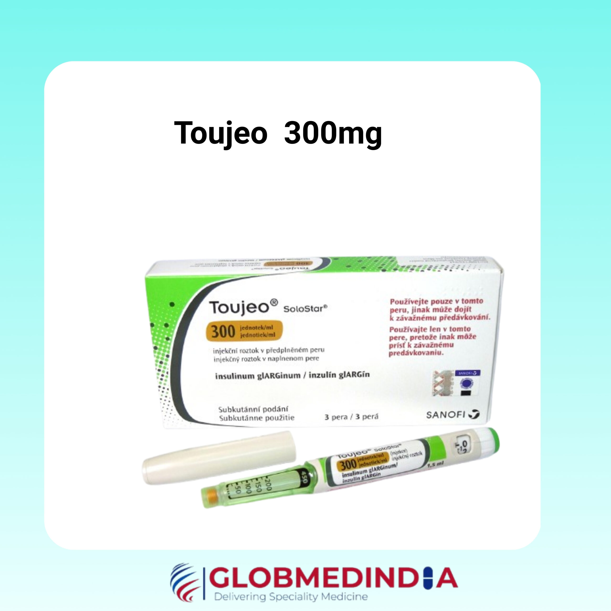 Toujeo 300 Mg Solution for Injection